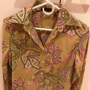 Etro Paisley Button Down Shirt